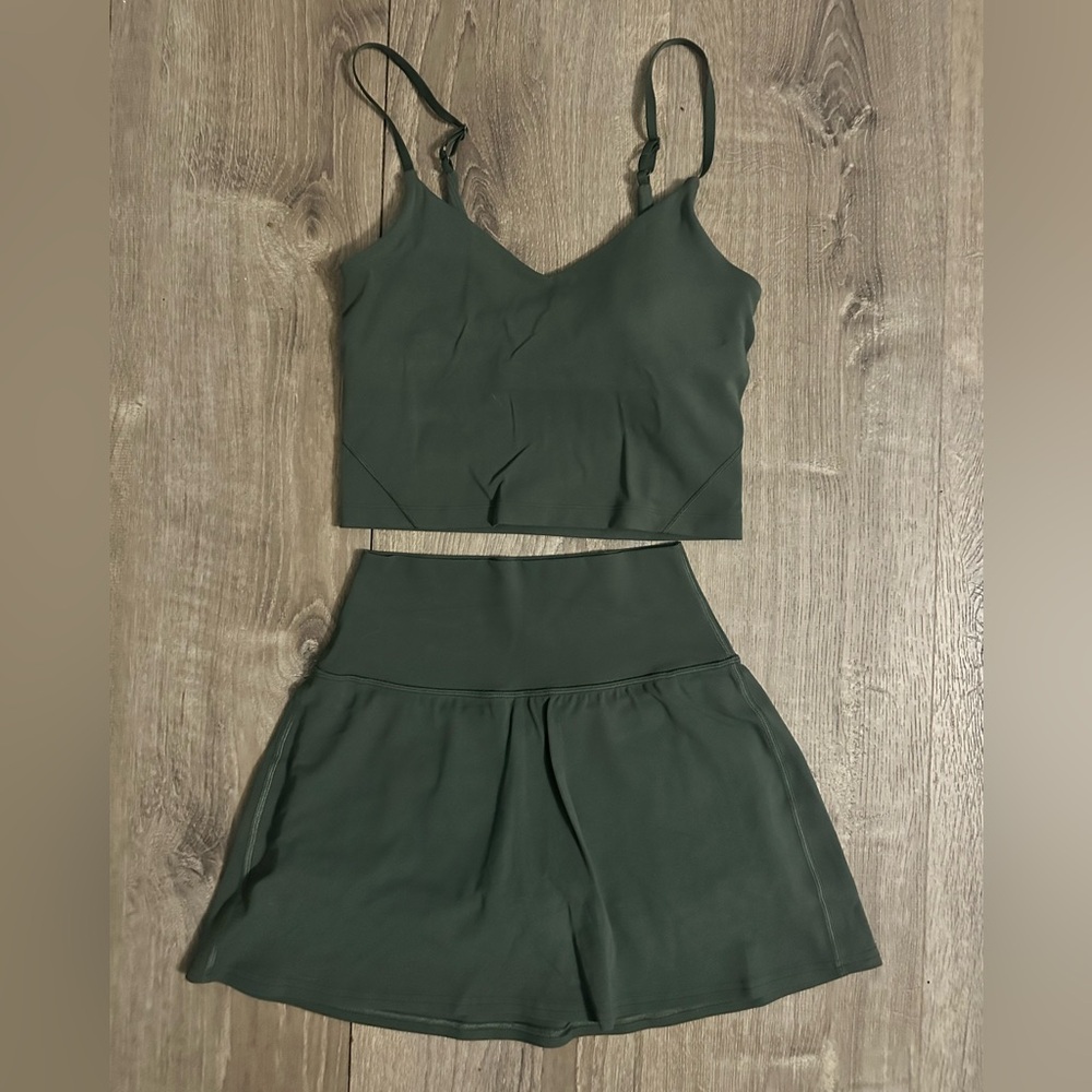 Lululemon Athletica Dark Green Set